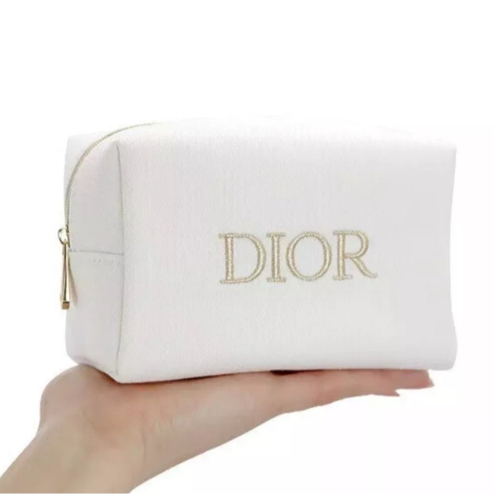 Dior Beauty Make up Bag Pouch Dior Logo Travel case, New